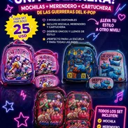 Mochilas en 3D para niñas y niños Guerreras del k-pop - Img 56339891