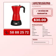 CAFETERA ELÉCTRICA ROYAL ROJA/RCE1709 VPT -0227 - Img 57839990