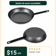 🏠 Sartén de acero inoxidable 26 cm (xj 13) - Img 56876073