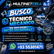Se busca mecánico para taller de celulares - Img 57504209