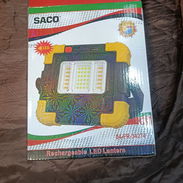 Lámpara recargable con su panel solar y también x batería ideal para eso días sin electricidad - Img 55833698