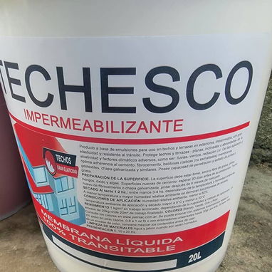 Pintura IMPERMEABILIZANTE para cubiertas , paredes y pisos 100% TRANSITABLE - Img 120391095