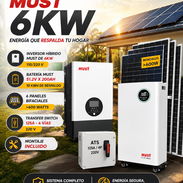 (D) KIT SOLAR MUST 6KW – ENERGÍA PARA TU HOGAR $7800 - Img 56886013