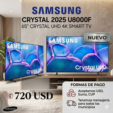 🎄🔥 LO MEJOR EN TV SAMSUNG 2026 💎 Samsung Smart TV 4K Crystal UHD – 65” Serie U7900FD 🎶 📲 WhatsApp 53321047 - Img 122799060