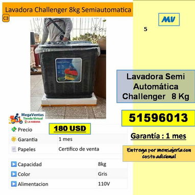 MV-613-Lavadoras Semi-Automática .....51596013....Mensajeria Costo Adicional - Img 123289953