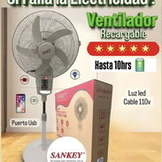 Ventilador 16" recargables Sankey FN-17BAT10 - Img 55880940