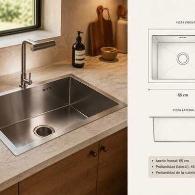 Renueva tu hogar con este FREGADERO PREMIUM. Importado,  fácil de instalar. 📞56249037 - Img 122867422