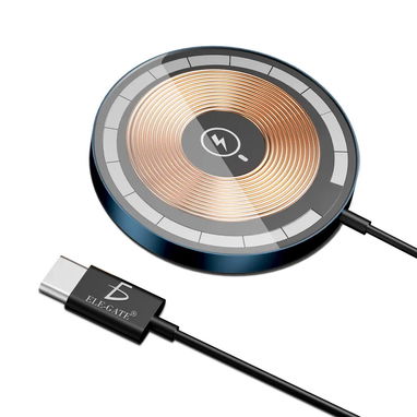 Cargador Inalámbrico 15W, Carga rápida. Marca Ele-Gate. Alimentación TipoC. Nuevos de pqte en su caja. 52759786 - Img 83908375