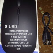 Mouse inalámbrico Recargable y de baterias - Img 45589605