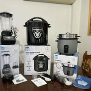Reina ESTELECTRIC 7 L 120 min más arrocera 1.5L más Licuadora de CRISTAL mas molinillo 110 VOLT - Img 57867979