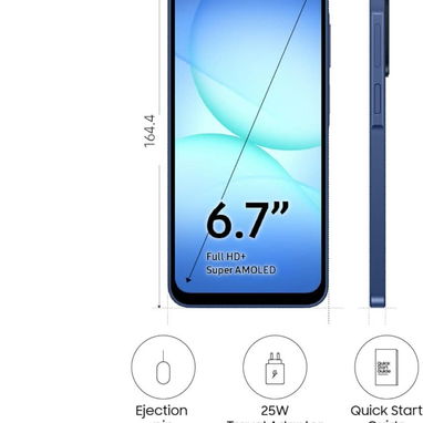 📱 Samsung A17 4/128 Nuevo | Color: Light Blue‼️ - 2/4
