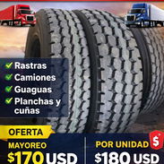 GOMAS PARA CAMIONES RASTRAS PLANCHAS CUñAS GUAGUAS ETC 11X22.5 - Img 51747029