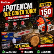 Motosierra marca Ferton 58cc - Img 52983941