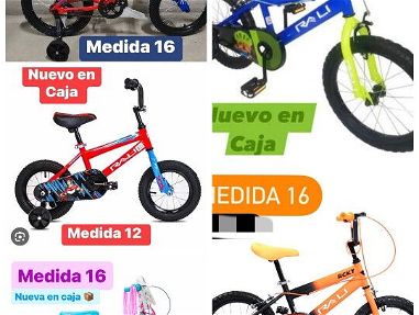 Bicicletas para niños, carriolas y velocipedos, nuevas, transporte incluido - Img 68566185