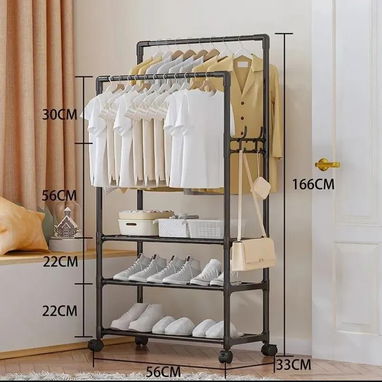 Perchas con Zapatera Mueble Organizador (th) - 2/3