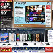 LG de 50”QNED Mini-LED 4K UHD con IA incluido y procesador 4K ( modelo QNED75B 2026 ) - Img 57929212