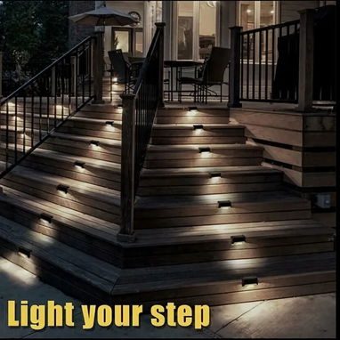Paquete de 10 luces solares para columnas de valla 7000 cup - 5/5
