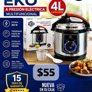 OLLA REINA A PRESIÓN MULTIFUNCIONAL MARCA EKO DE 4 LITROS DE 90 MINUTOS - Img 57861221