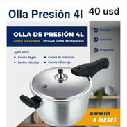 Olla de presión 4l acero inoxidable - Img 57517093
