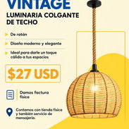 Lampara estilo vintage de Ratan - Img 57792409