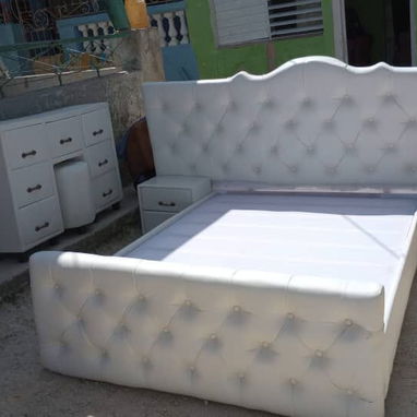 Camas tapizadas disponible en venta máxima calidad y garantia transporte incluido - 3/10