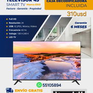 Televisor Smart TV 43" + Cajita Decodificadora Interna y Soporte - Img 57054838