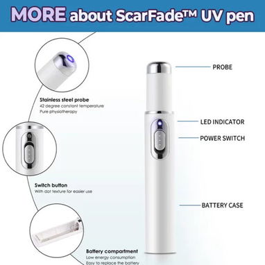 UNICO EN REVO➡️PLUMA PARA ELIMINAR CICATRICES CON FOTOTERAPIA UV - 3/3