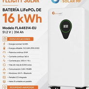 *Batería LiFePO4 FELICITY SOLAR DE 16 KW* - Precio 3350 USD - Con transporte - Img 58107303
