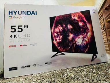Televisor pantalla plana Smart TV 55 pulgadas 4K Google TV - Img main-image-45474283