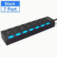 Hub USB 3.0 – 7 Puertos con Switch | videojuegoshabana.com - Img 55635298