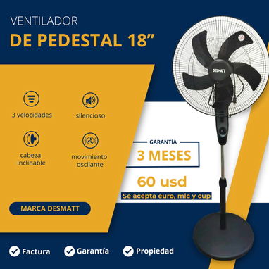 💨 3 EXCELENTES OPCIONES DE VENTILADORES DE PARED Y PEDESTAL. FACTURA Y GARANTÍA. TLF 54833699 - Img 86055834