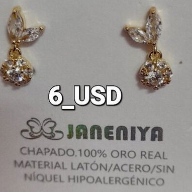 Finos Aretes _ Oro laminado - Img 120513509