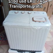 🛑 Lavadora semiautomatica EKO 7kg🛑 ✅️ vender 160usd 💸 ✅️ garantia 1 mes 🧾 ✅️ mensajeria gratis🚗 ✅️ - Img 55647815