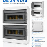 Cajas Breakera 12, 18, 24, transfer, cable fotovoltaico, cargadores inteligentes, conectores, base para paneles - Img 57206275