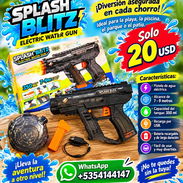 Pistolas de agua super linda rastrillan y alumbran son recargables - Img 58124703