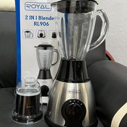 *LICUADORA ROYAL* ✔️ Licuadora de acero + moledora - 1.5 litros - vaso de cristal 📝 Garantía: 15 días - Img 55936945