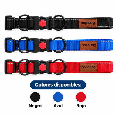 Collar Ajustable Reflectante con hebilla de seguridad/Talla M y L - 5/5