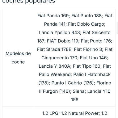 Junta de tapa del Block (culata) para Fiat Punto y otros - Img 125026443