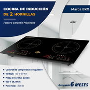 Cocina de inducción de 2 hornillas - Img 55749902