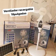 Ventilador Recargable Royal 18" de Pedestal + MENSAJERIA GRATIS + 2 Paneles + 2 bombillos 💨 - Img 55500941