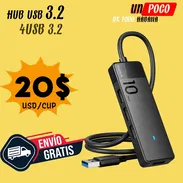 💥 HUB USB 3.2 ,10Gbps  4 USB MARCA INATECK PRECIO 20$ (  𝐄𝐍𝐕𝐈𝐎 𝐆𝐑𝐀𝐓𝐈𝐒 𝐇𝐀𝐁𝐀𝐍𝐀) - Img 53573911