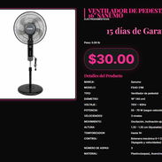 VENTILADOR DE PEDESTAL 16" SANUMO - Img 57284824