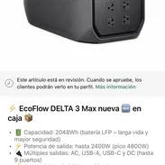 EcoFlow DELTA 3 Max nueva en caja 📦 - Img 55039212