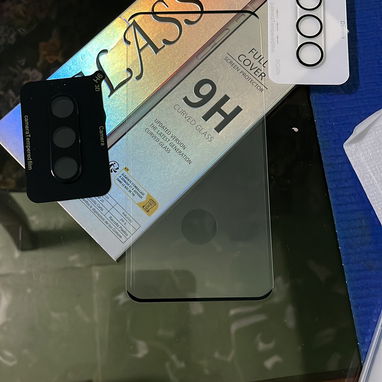 Aros independiente de aluminio y cristal y micas enterizas para iPhone y Samsung (cámaras) - Img 65758638