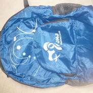 Mochila azul standard con zipper y bolsillo. Ligera y plegable. Nueva - Img 55053227