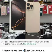 Iphone 16 pro max 256gb libre dualSim 97% EN CAJA - Img 56015964