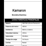 Bicicletas Eléctricas Kamaron. COLORES: AZUL y  ROJO 990 USD - Img 45823955