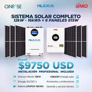 ⚡ SISTEMA SOLAR COMPLETO 12kW + 16kWh + PANELES | TODO INCLUIDO ⚡ - Img 56861925