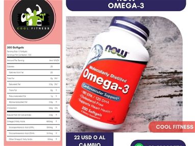 ☎️⚡⚡ NOW Foods Omega-3 (Formulaciones de 100 y 200 cápsulas) - Img main-image