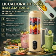 La revolución de tus bebidas llegó! 🍏🚀 Prepara batidos, jugos y emulsiones en segundos. Nuestra licuadora portátil. - Img 55254717